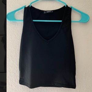 Shein Vneck Crop